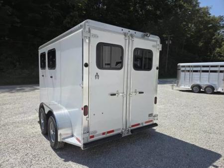 New 2026 Adam ALUMINUM 2 Horse Slant FULL WINDOW PACKAGE