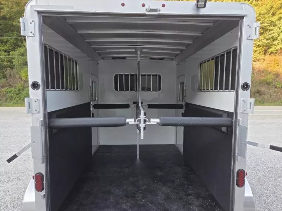 New 2026 Adam ALUMINUM 2 Horse Straight Load WITH RAMP