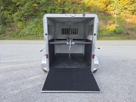 New 2026 Adam ALUMINUM 2 Horse Straight Load WITH RAMP