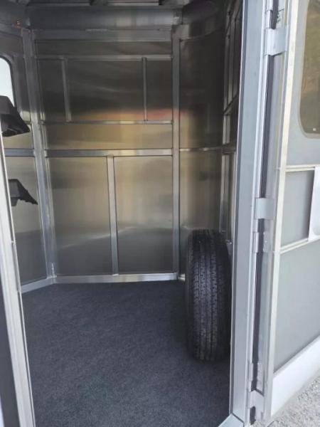 New 2026 Adam ALUMINUM 2 Horse Straight Load WITH RAMP