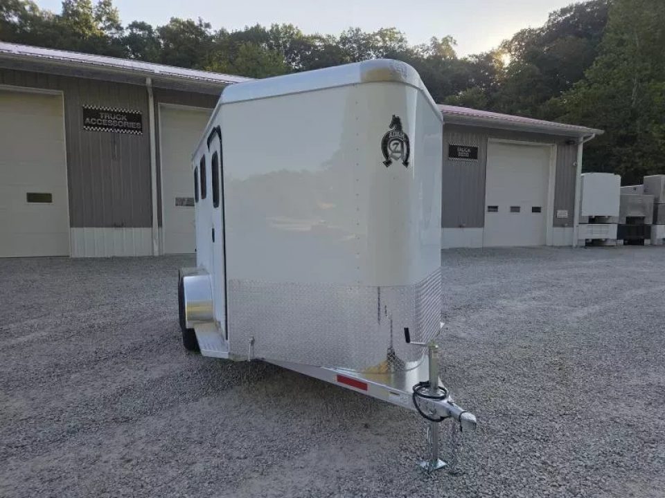 New 2026 Adam ALUMINUM 2 Horse Slant FULL WINDOW PACKAGE