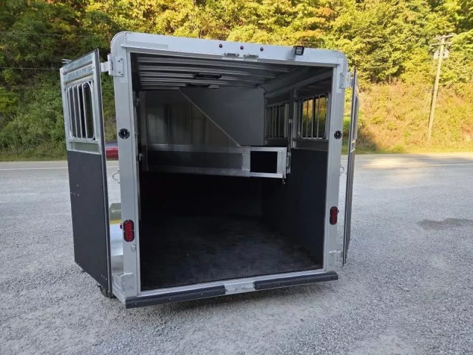 New 2026 Adam ALUMINUM 2 Horse Slant FULL WINDOW PACKAGE