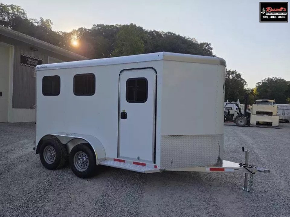 New 2026 Adam ALUMINUM 2 Horse Slant FULL WINDOW PACKAGE