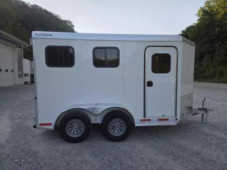 New 2026 Adam ALUMINUM 2 Horse Slant FULL WINDOW PACKAGE