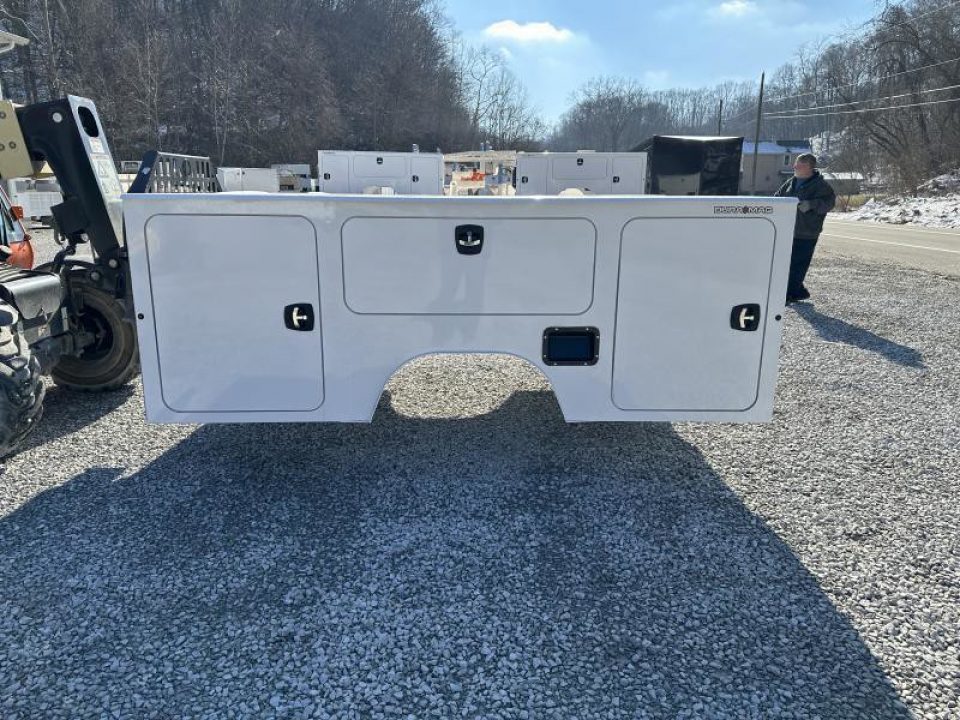 New Dura Mag Truck Bodies S-Series Aluminum Service Body 60"ca Cab and Chassis DRW SCRATCH AND DENT