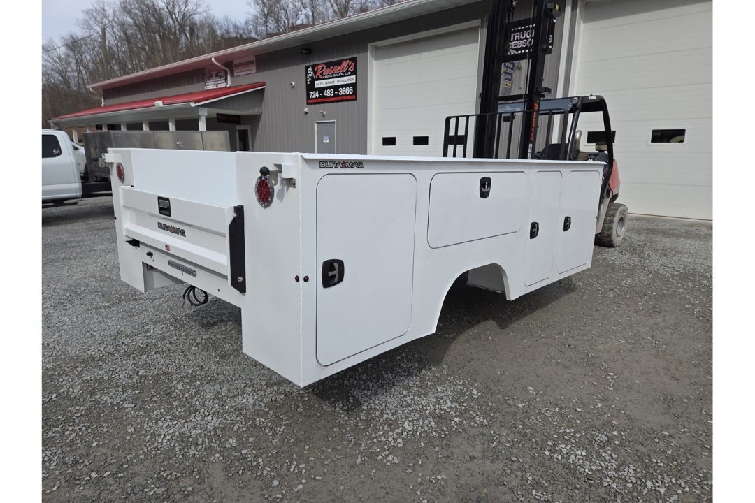 New Dura Mag Truck Bodies S-Series Aluminum Service Body 84"ca Cab and Chassis DRW INTERNAL MASTER LOCK