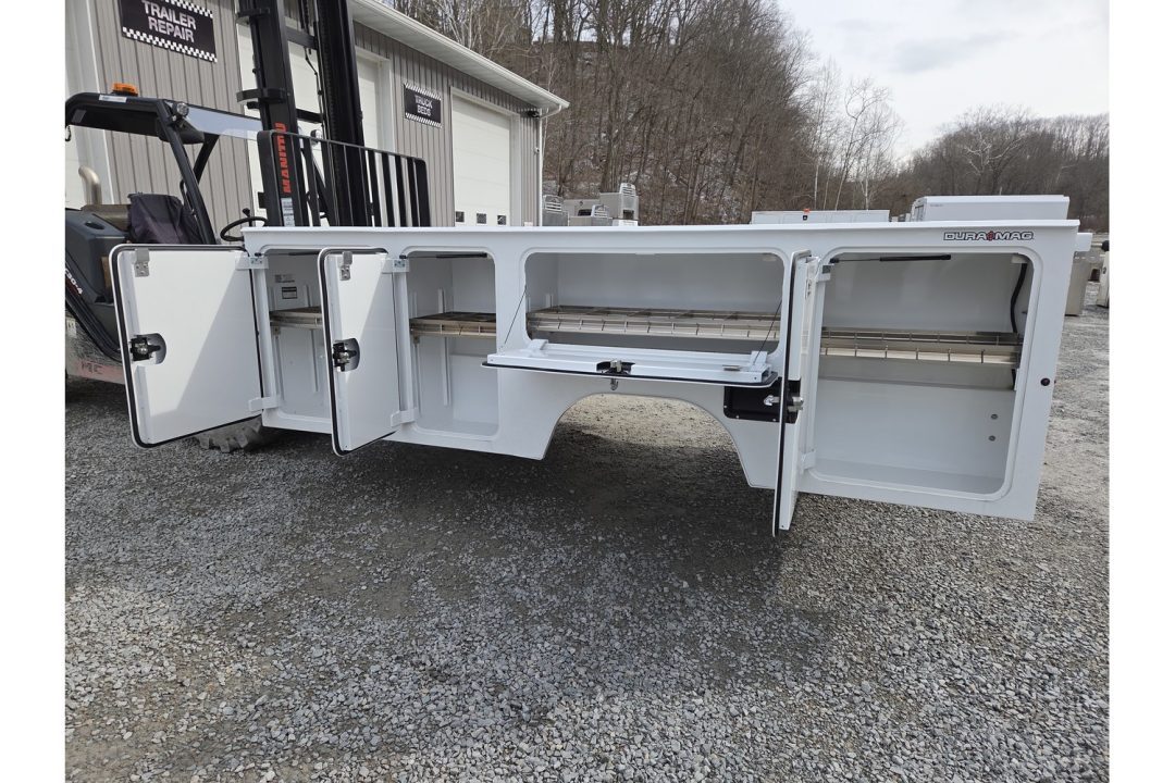 New Dura Mag Truck Bodies S-Series Aluminum Service Body 84"ca Cab and Chassis DRW INTERNAL MASTER LOCK