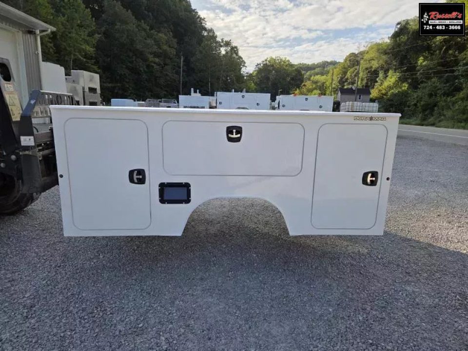 New Dura Mag Truck Bodies S-Series Aluminum Service Body White SRW