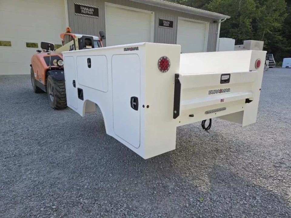 New Dura Mag Truck Bodies S-Series Aluminum Service Body White SRW