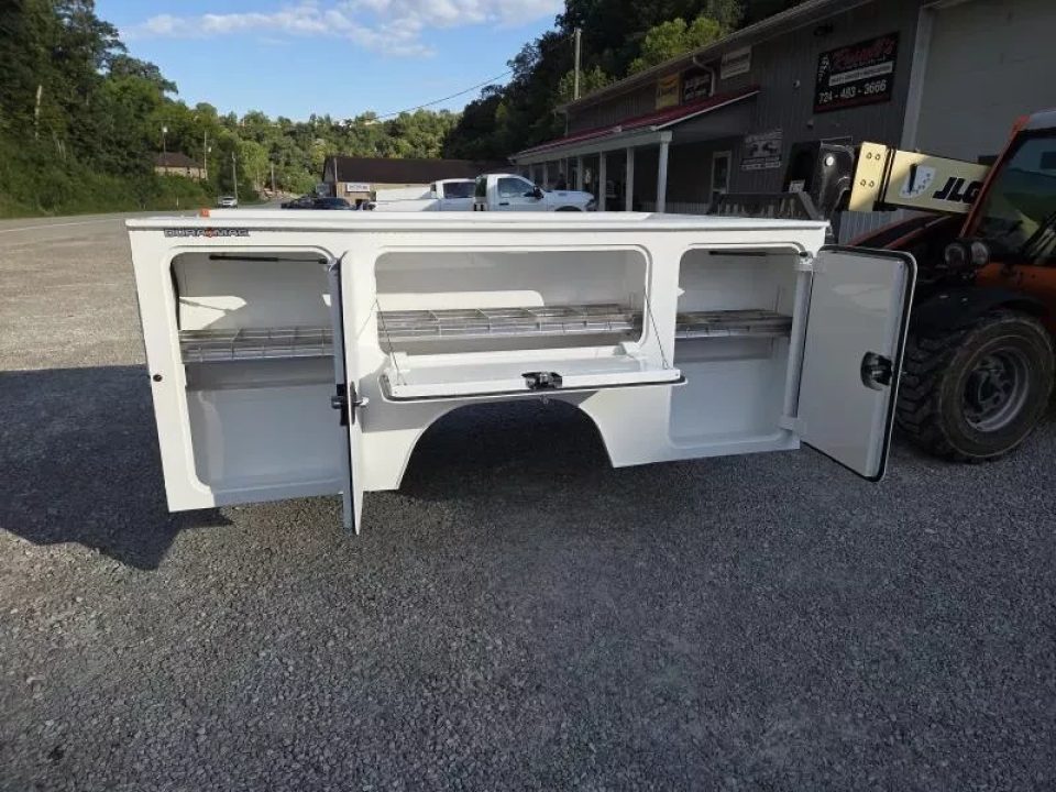 New Dura Mag Truck Bodies S-Series Aluminum Service Body White SRW