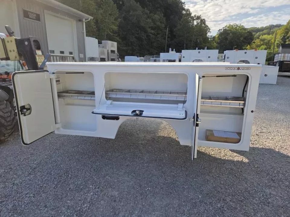 New Dura Mag Truck Bodies S-Series Aluminum Service Body White SRW