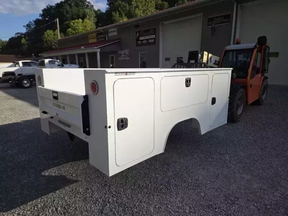 New Dura Mag Truck Bodies S-Series Aluminum Service Body White SRW