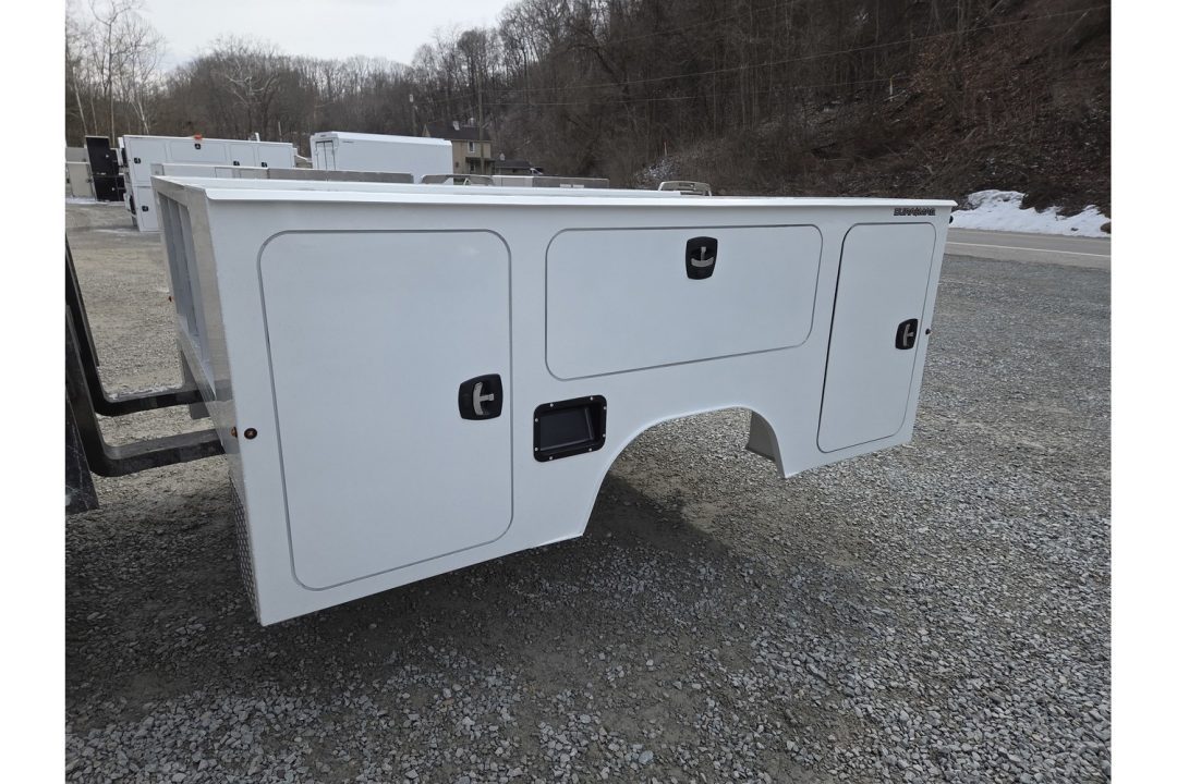 New Dura Mag Truck Bodies S-Series Aluminum Service Body White SRW IML