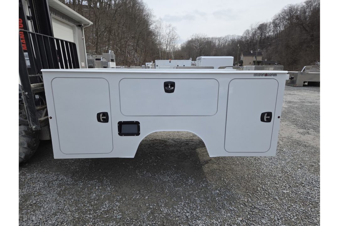 New Dura Mag Truck Bodies S-Series Aluminum Service Body White SRW IML