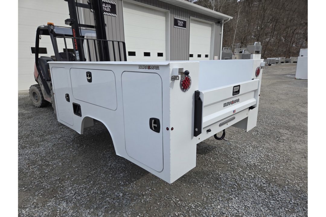 New Dura Mag Truck Bodies S-Series Aluminum Service Body White SRW IML