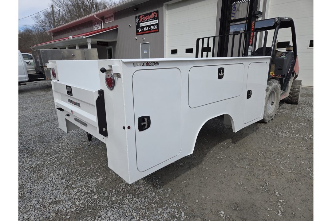 New Dura Mag Truck Bodies S-Series Aluminum Service Body White SRW IML