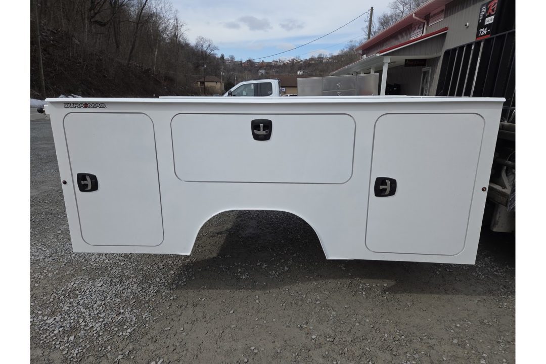 New Dura Mag Truck Bodies S-Series Aluminum Service Body White SRW IML