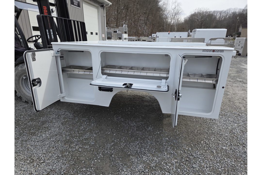 New Dura Mag Truck Bodies S-Series Aluminum Service Body White SRW IML