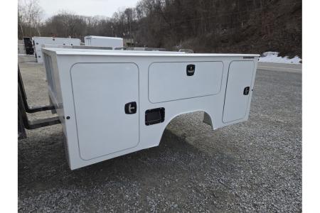 New Dura Mag Truck Bodies S-Series Aluminum Service Body White SRW IML