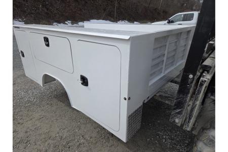 New Dura Mag Truck Bodies S-Series Aluminum Service Body White SRW IML