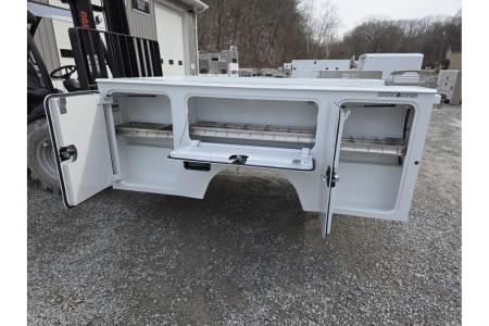 New Dura Mag Truck Bodies S-Series Aluminum Service Body White SRW IML