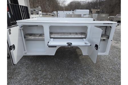 New Dura Mag Truck Bodies S-Series Aluminum Service Body White SRW IML