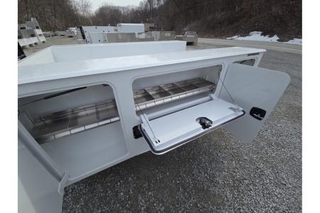 New Dura Mag Truck Bodies S-Series Aluminum Service Body White SRW IML