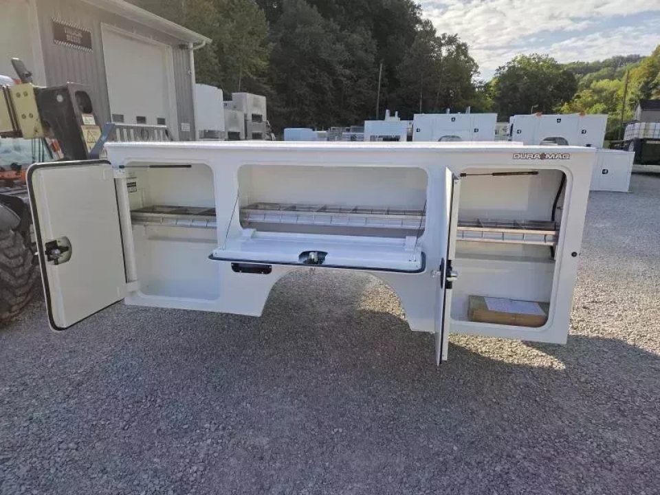 New Dura Mag Truck Bodies S-Series Aluminum Service Body White SRW