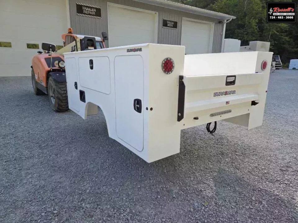 New Dura Mag Truck Bodies S-Series Aluminum Service Body White SRW