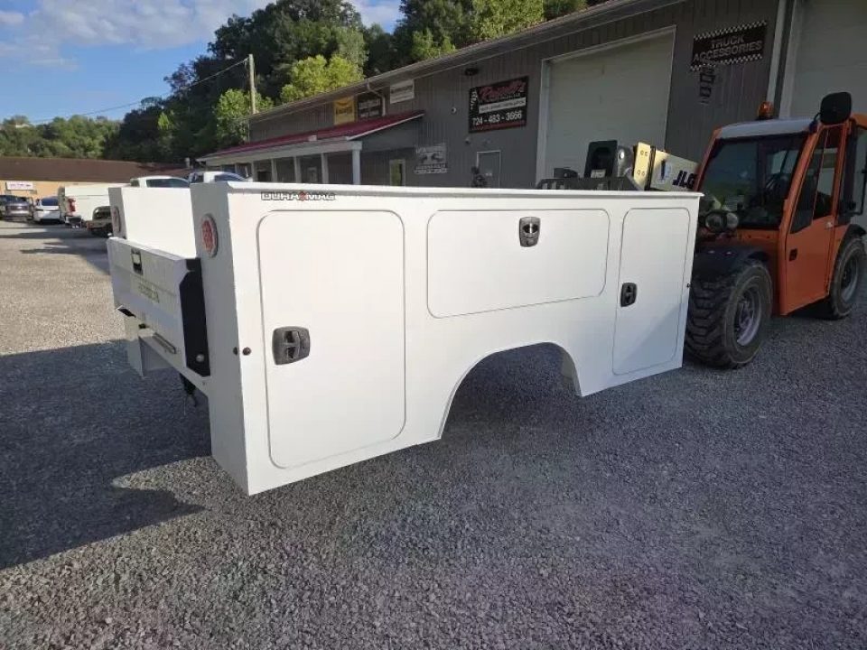 New Dura Mag Truck Bodies S-Series Aluminum Service Body White SRW