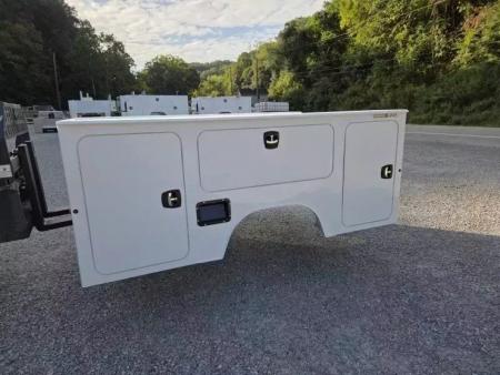New Dura Mag Truck Bodies S-Series Aluminum Service Body White SRW