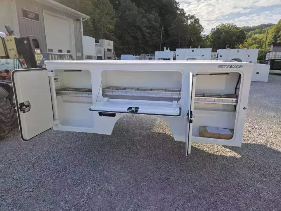 New Dura Mag Truck Bodies S-Series Aluminum Service Body White SRW
