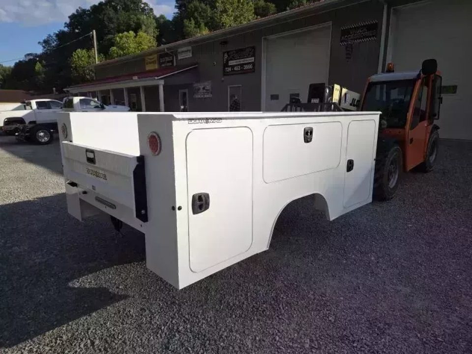 New Dura Mag Truck Bodies S-Series Aluminum Service Body White SRW