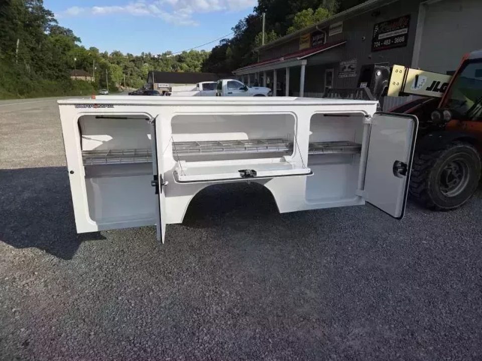 New Dura Mag Truck Bodies S-Series Aluminum Service Body White SRW
