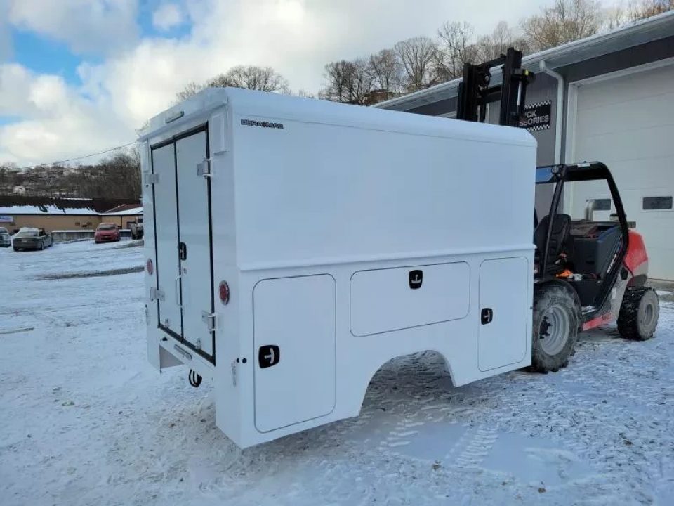New Dura Mag Truck Bodies S-Series Aluminum Canopy Service Body 8' SRW 63"