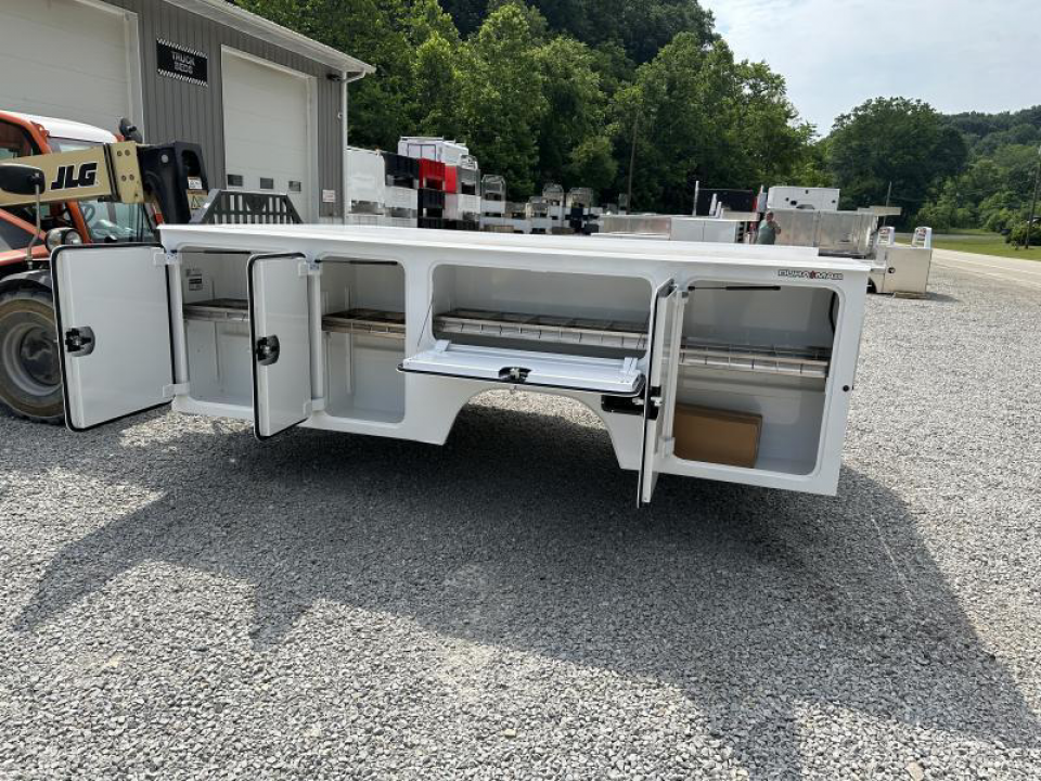 New Dura Mag Truck Bodies S-Series Aluminum Service Body 84"ca Cab and Chassis DRW