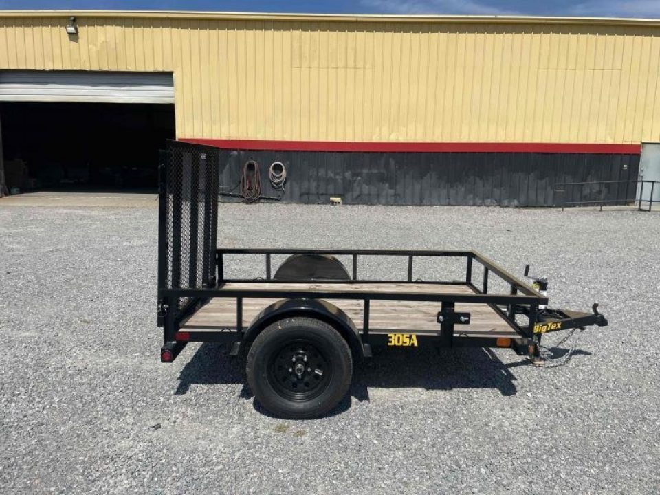 New 2027 Big Tex Trailers 5x8 30SA w/ Gate Utility Trailer