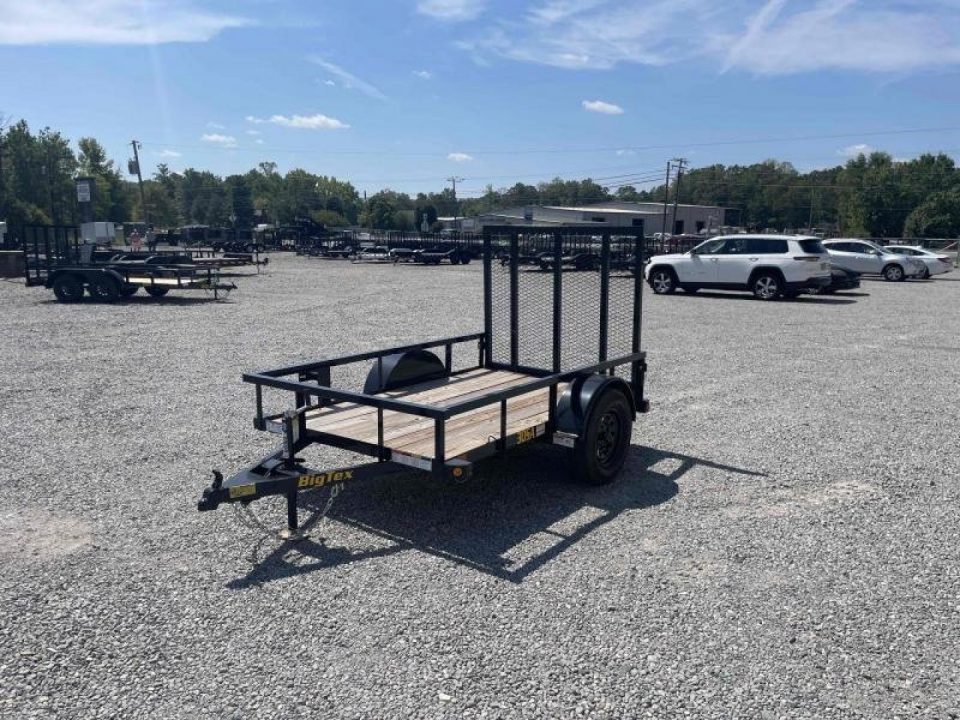 New 2027 Big Tex Trailers 5x8 30SA w/ Gate Utility Trailer