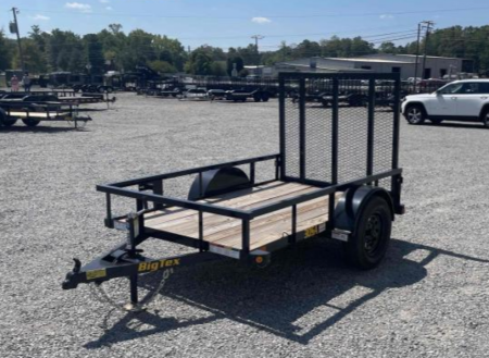 New 2027 Big Tex Trailers 5x8 30SA w/ Gate Utility Trailer