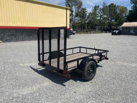 New 2027 Big Tex Trailers 5x8 30SA w/ Gate Utility Trailer