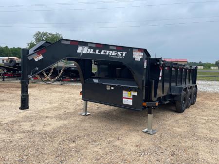 New 2026 Hillcrest Trailers 21716SGDH Dump Trailer