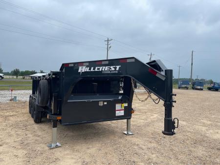 New 2026 Hillcrest Trailers 21716SGDH Dump Trailer
