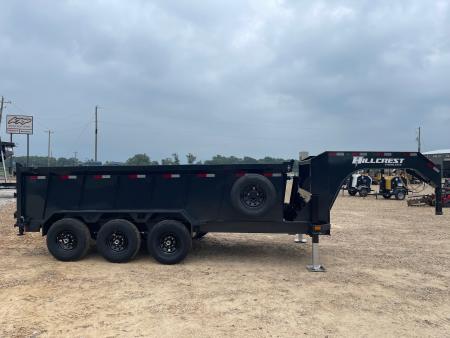 New 2026 Hillcrest Trailers 21716SGDH Dump Trailer