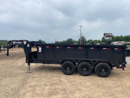 New 2026 Hillcrest Trailers 21716SGDH Dump Trailer