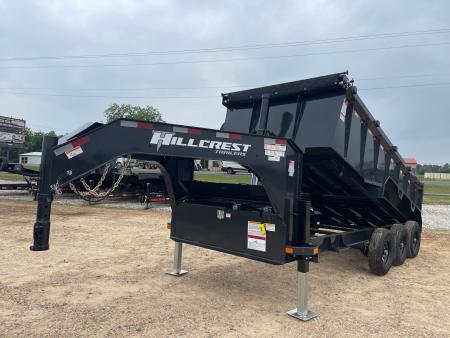 New 2026 Hillcrest Trailers 21716SGDH Dump Trailer