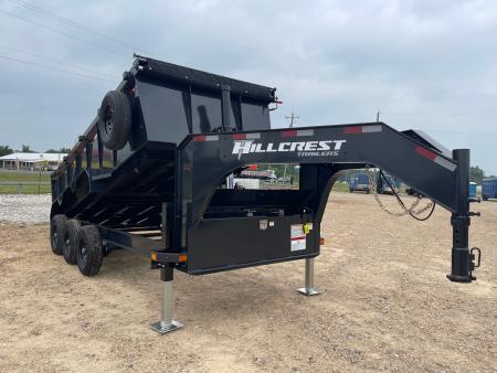 New 2026 Hillcrest Trailers 21716SGDH Dump Trailer