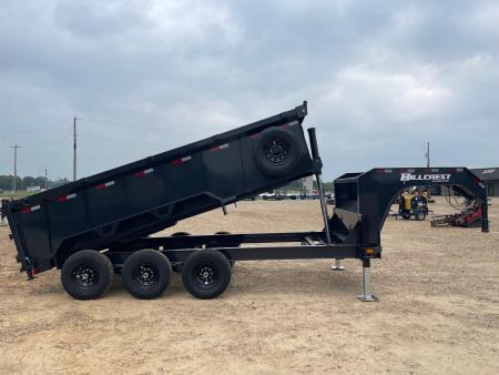 New 2026 Hillcrest Trailers 21716SGDH Dump Trailer