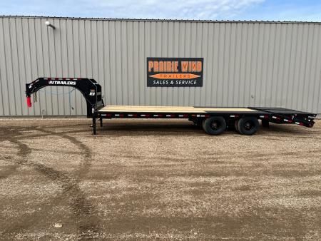 New 2026 PJ Trailers 26 Gooseneck LD Tandem Dual Flatbed Trailer
