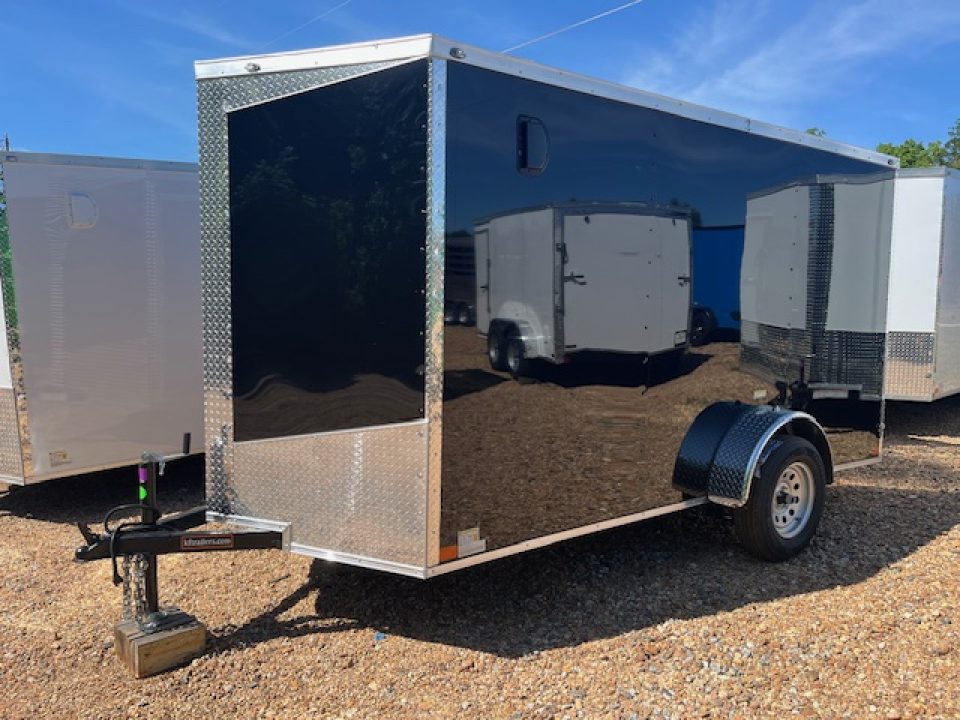 New 2026 Seed Cargo 6x12 Single Axle Enclosed Trailer w/Rear Ramp Cargo / Enclosed Trailer
