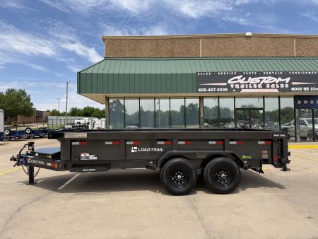 New #382970 2026 LOAD TRAIL DL 16 X 83 TANDEM AXLE 14K BUMPER PULL DUMP W/ 2' SIDES & 7 GAUGE FLOOR